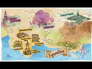 The official G5 Equestria map !! #g5 #mylittlepony #map