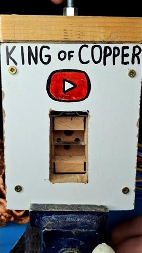 How to strip Copper Wire. #tools #copper #homemade #ideas