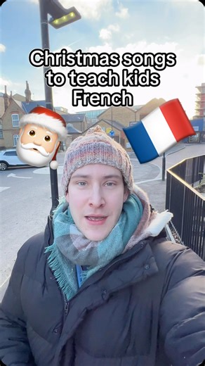 Christmas songs to teach kids French 🎅🏻🇫🇷 #French #LearnFrench #FrenchLesson #Français #Christmas | Chase In French