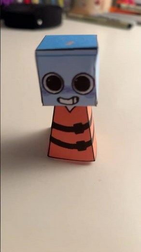 Making a Finn paper doll! |dandys world| #dandysworld #fyp #papercraft