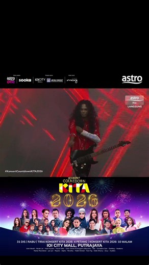 Konsert Countdown KITA 2026: Siaran Langsung Astro Ria
