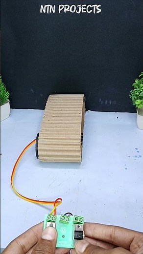 DIY ⚡ Caterpillar Robot 🔌 #schoolproject #experiment #hacks #ideas #new #diy #simple