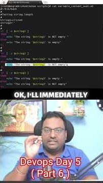 Day 5 | Linux Bash Shell Scripting | Part -6 #linux #shellscripting #shorts #ytshorts