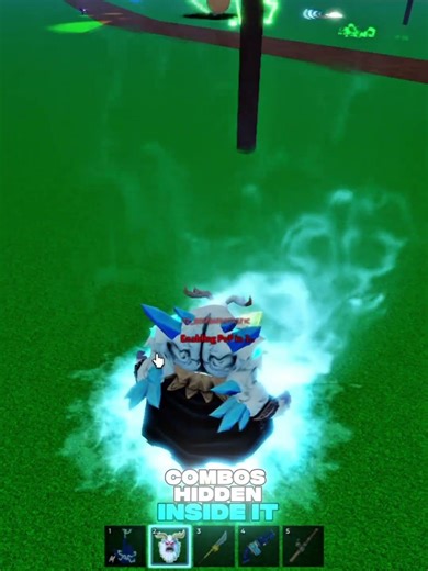 This NEW Yeti Fruit Combo Is Breaking Blox Fruits.. 😳❄️#roblox #bloxfruits #robloxshorts #gaming