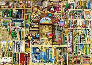 Ravensburger The Bizarre Bookshop 2 1000 Piece Jigsaw Puzzle for Adults - 12000300 - Handcrafted Tooling, Made in Germany, Every Piece Fits Together Perfectly