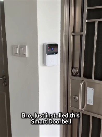 Wireless Video Doorbell: Instant Alerts & Night Vision