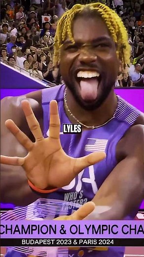 Noah Lyles inherits Usain Bolt's legacy 🏃‍♂️⚡ #Olympics #Sprinting #TrackAndField