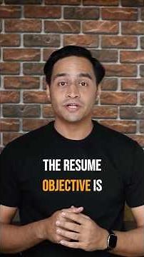Writing Resume Career Objective correctly #itcareers #itjobs #itfreshers