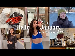 NEW YEAR RESET ROUTINE ✨ MY 2026 goals, Workout Routine (lifting + running) & healthy habits | Vlog