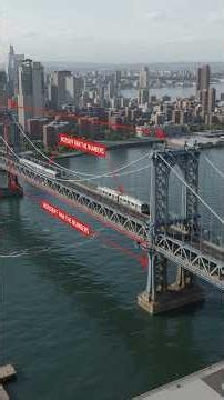 The Manhattan Bridge was built to bend
