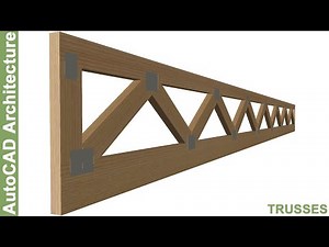 Open Web Wood Trusses in AutoCAD Architecture