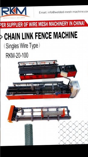 Four Types of Chain Link Fence Making Machines | All Types of Chain Link Fence Machines in China