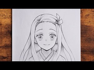 How to draw Nezuko | Demon Slayer Art | Anime Tutorial Drawing step by step