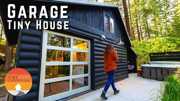Garage Converted into Stunning Modern Living Space - Tiny House Tour