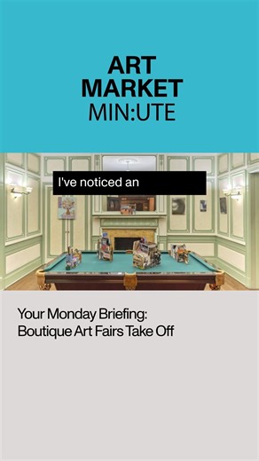 #ArtnetNews: Boutique art fairs take off, a new wave of dealer-run art fairs is challenging the model. Plus, which New York gallery is the latest to close its doors? Listen to the podcast: https://bit.ly/42dy1D1 | artnet