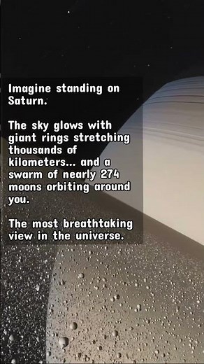 Standing on Saturn: The Most Insane Sky View in the Universe