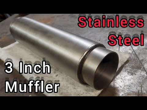 DIY 3 Inch Glasspack Muffler | Stainless Steel