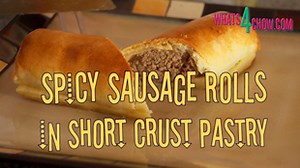 How to Make Sausage Rolls in Shortcrust Pastry. Delicious Homemade Sausage Rolls. - Whats4Chow