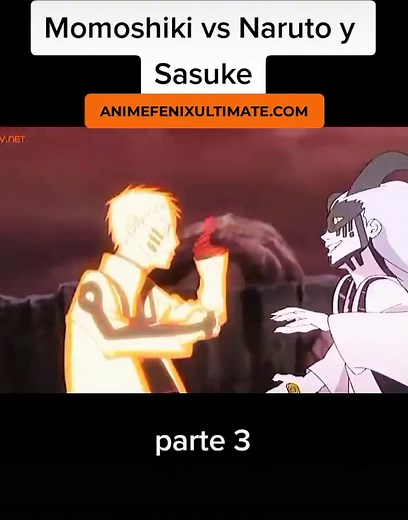 Naruto y Sasuke vs Momoshiki parte 3 #Naruto #narutoshippuden #sasuke #sasukeuchiha #momoshiki #otsutsuki #boruto #anime #epico #peleaepica #epic #fypシ