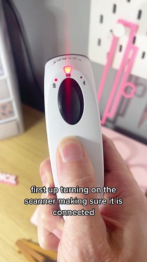 Scan and pack a sticker order with me! #scanner #barcodescanner #barcodescanning #stickerscan #socketscan #scananorder #packanorder #letspackanorder