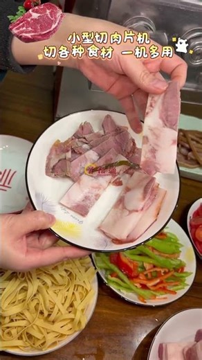 Mini Fresh Meat Slicer & Smart Kitchen Cutting Machine Reviews and Demonstrations. #shorts