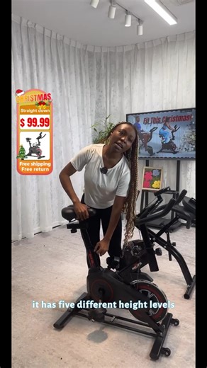 RELIFE REBUILD YOUR LIFE Mini Exercise Bike Compact Stationary Bike Silent Indoor Cycling for Small Space w/Adjustable Seat, Smooth Pedal & Belt Drive