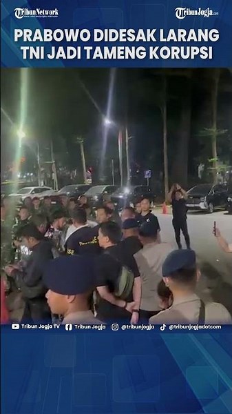 PRABOWO DIMINTA LARANG TNI JADI TAMENG KASUS KORUPSI, DITUNTUT USUT PENGERAHAN PERSONEL KE POLDA #Sh