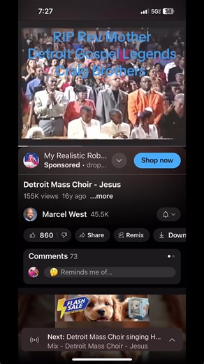 Rip Rev Mother from 1340 am radio station #fy #fyp #fypage #detroit #michigan #gospel #