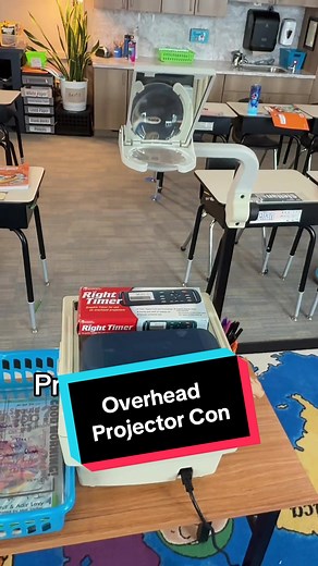 Using Overhead Projectors during Screen Free December