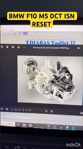 BMW F10 M5 DCT Transmission ISN RESET #bmw #m5 #dct #dkg #bmwcoding