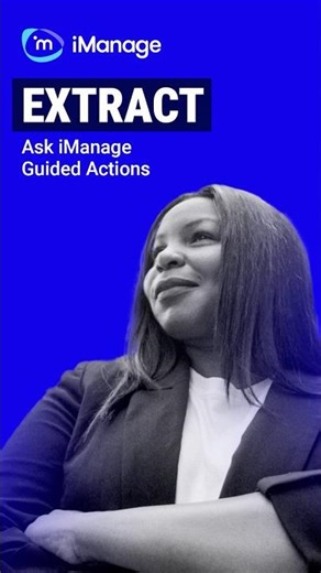 Extract Feature | Ask iManage #imanage #legaltech #tutorial