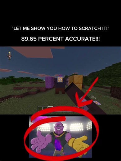 "LET ME SHOW YOU HOW TO SCRATCH IT!" #minecraft #subscribe #like #fuuny #meme #action #accuracy