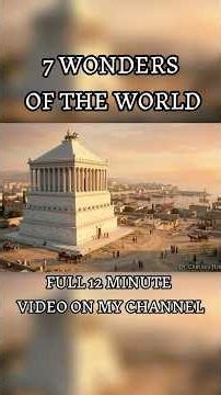 What the 7 Wonders ACTUALLY Looked Like 🗿✨