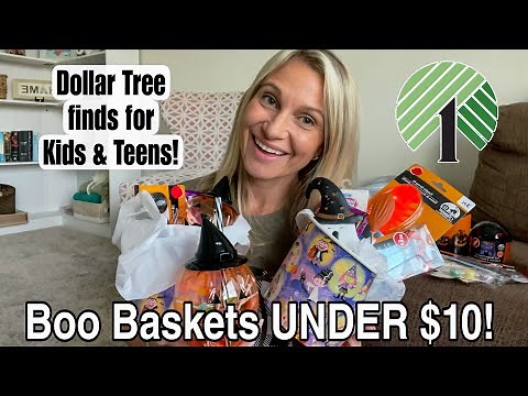 $10 Boo Baskets for Kids and Teens! 🎃 Dollar Tree Finds 2025
