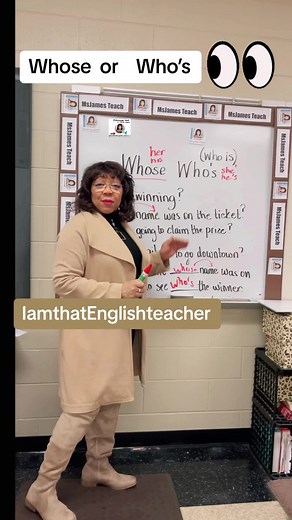 “Who’s” is a contraction of “who is” or “who has,” while “whose” is a possessive form indicating ownership or associaton. This video provides examples. #whose #who #possessivepronoun #contraction