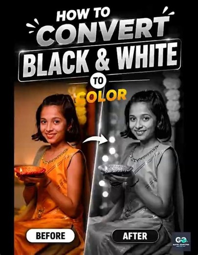 How to Convert Color Photo to Black & White in Photoshop (Easy Method) #adobephoto #photoshoptricks