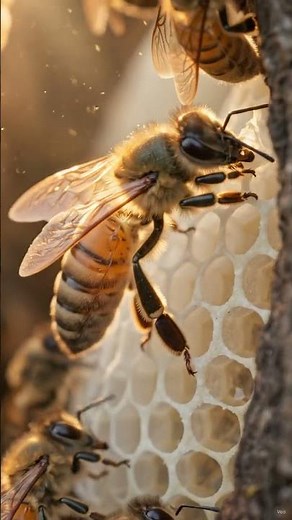 How Honey Bees Build Perfect Honeycombs | Incredible Hive Construction in Nature