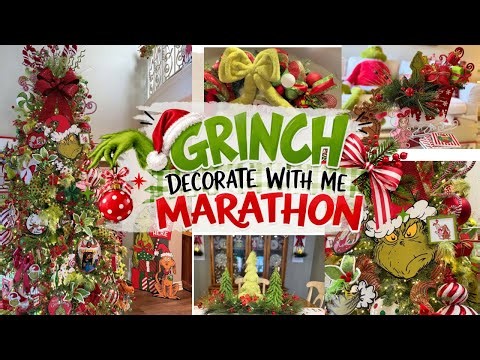 The Grinch Decorate With me, Grinch Tablescape Ideas, DIY Grinch Decor Ideas and Inspiration. 