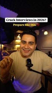 Crack Interviews in 2026? Stop Preparing the Old Way. #shorts #ai #jobs