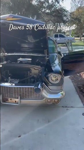 Daves 57 Cadillac project ￼lol made a mistake. Thought it was a 58.😬