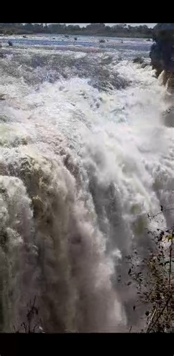 Roaring with power, view point number 1 of the falls has been put on a dramatic show, high waters crashing down in full force. Nature's raw energy at it's peak.... | Victoria Falls