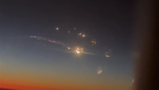 Wisconsin student shares video of falling SpaceX debris seen from a plane window
