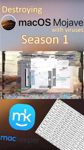 Destroying Mac OS Mojave with Viruses S1 Short 1 #macos #osx #vm #mojave
