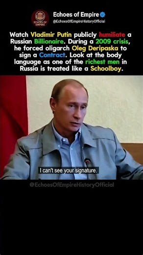 The Brutal Ultimate Power Move: Putin vs Oligarchs ⚠️