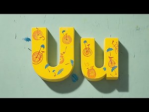 ABC Learning For Kids: The Letter U ☂️🦄🎈