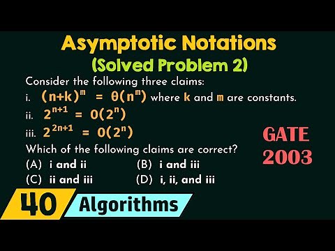 Asymptotic Notations (Solved Problem 2)