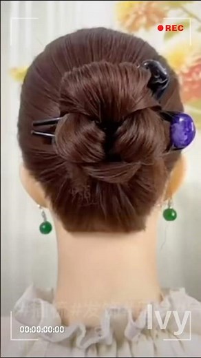 Braided Updo Magic: Full Tutorial for a Stunning Look! 🌹 #hairstyl #braidstyles #easyupdo #updo