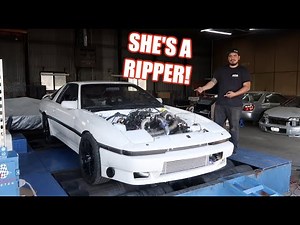LS Swapped Supra Hits The Dyno!