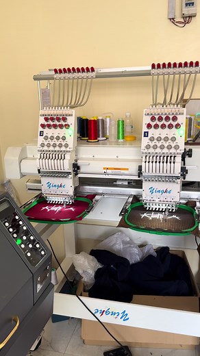 Yinghe 2-Head Embroidery Machine Specifications