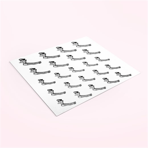 Amazon.com: YRNails Pin Up Girl Fishnet Calcomanías de uñas : Belleza y Cuidado Personal